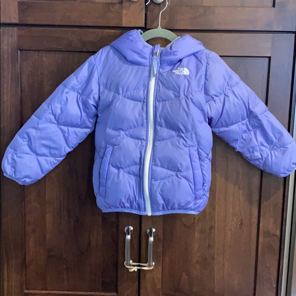 Like New 4T Reversible Northface Down Coat